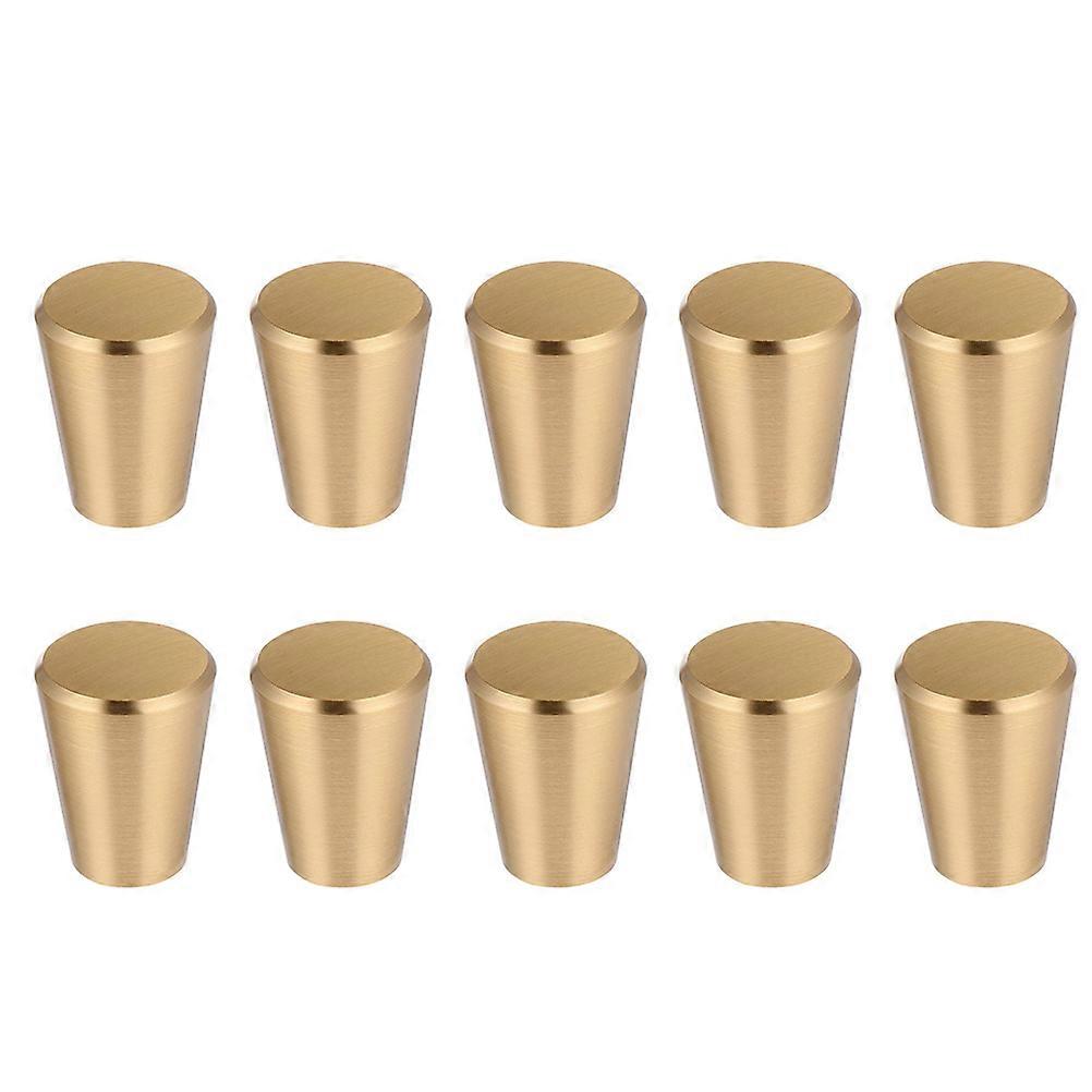 Aluminum Alloy Cupboard Pull Handles for Decoration 10Pcs Golden Knobs