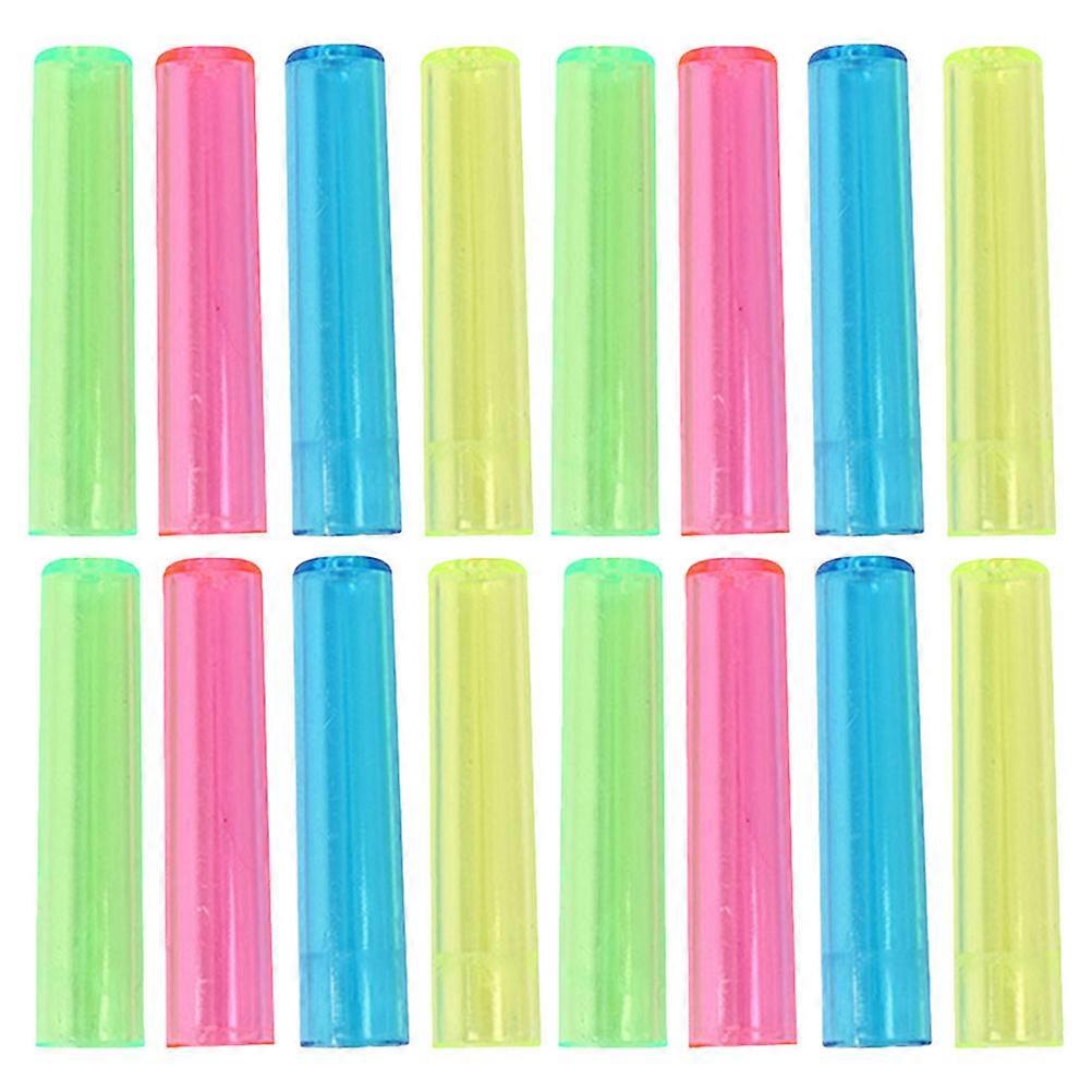 Plastic Pencil Protector Cover Assorted Color Pencil Cap for 230Pcs