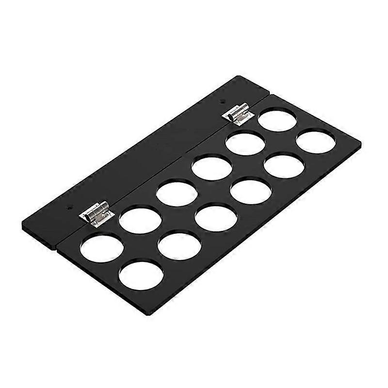  Holder, Under Cabinet Pull Up Storage Coffee Holder Black
