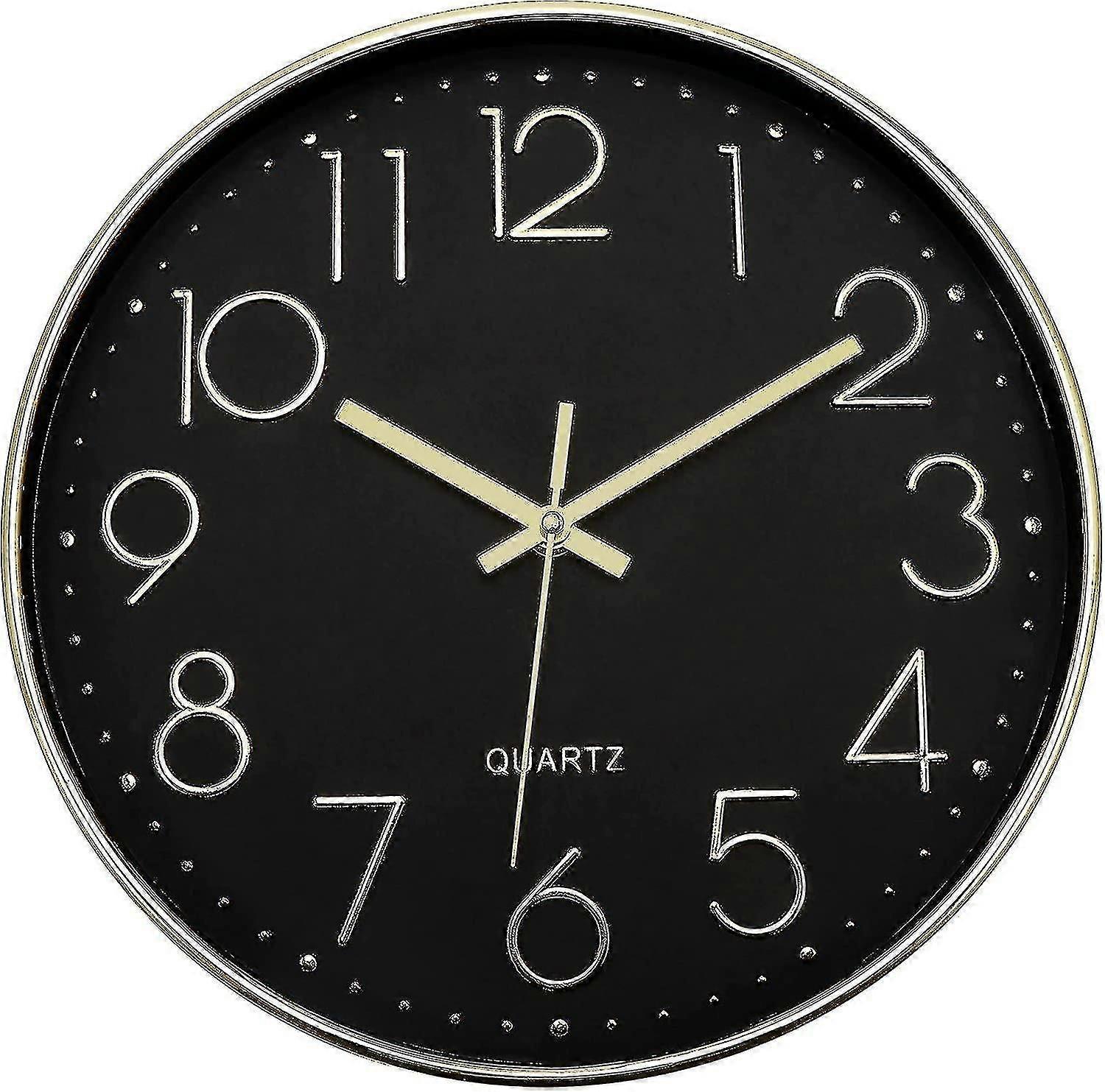 Wall Clock 12 Inch Silent No Tick Wall Clock