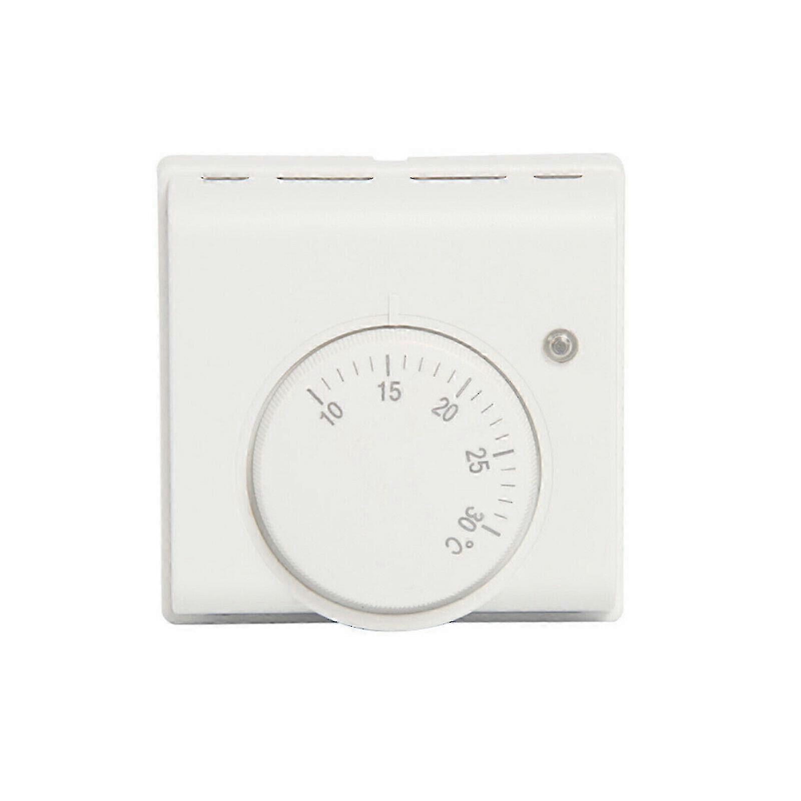 White Durable Central Heating Room Thermostat, Mechanical Stat