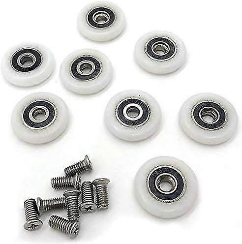 8 Shower Door Rollers Wheels Runner Pulleys Roller