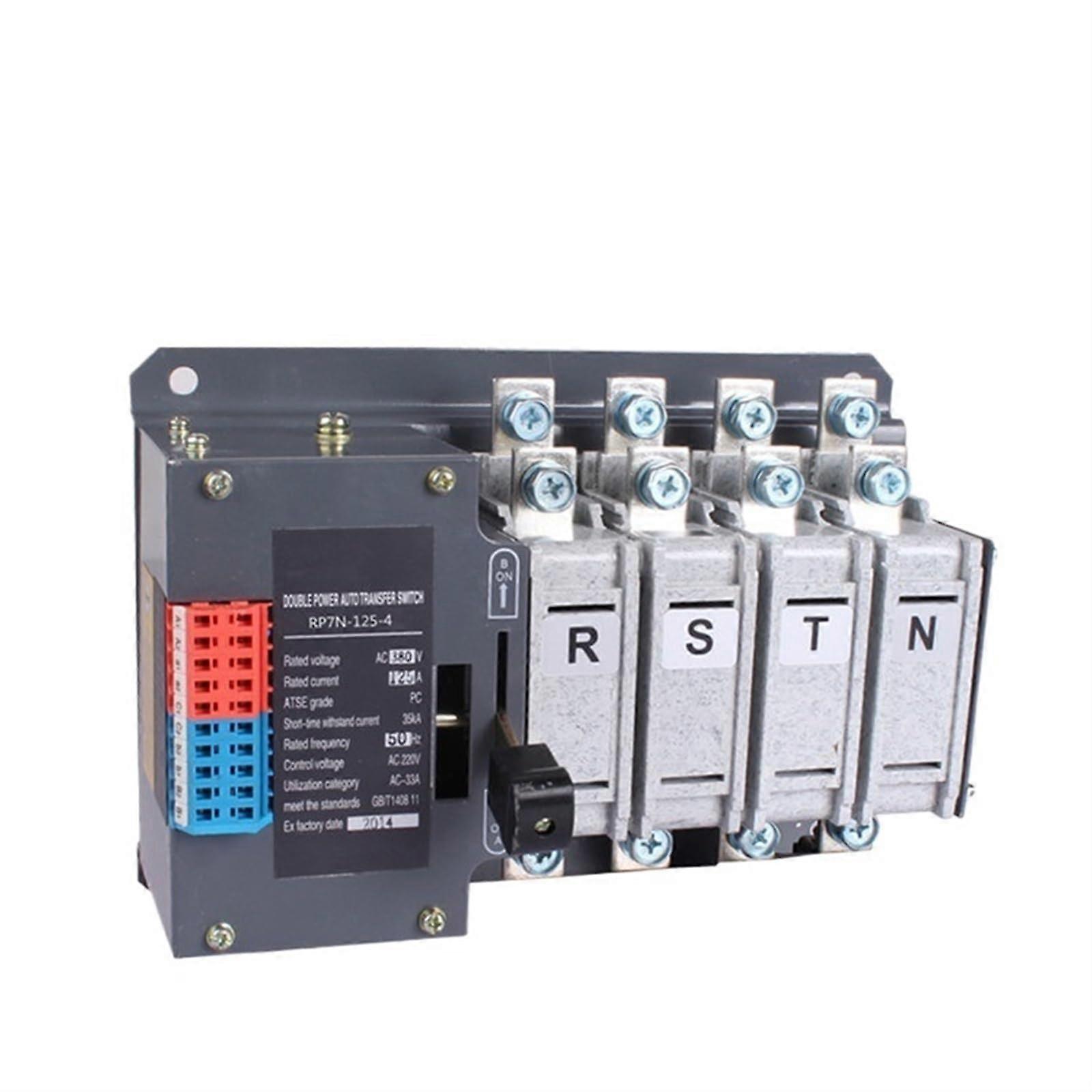 Automatic Transfer Switch 100A ATS Size 4 for Generator with ColorCoded Identification
