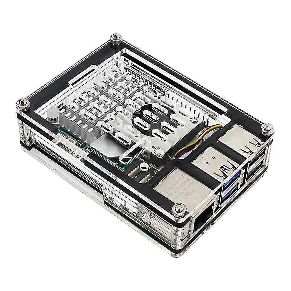 Acrylic Case Compatible with Cooling Fan Holder