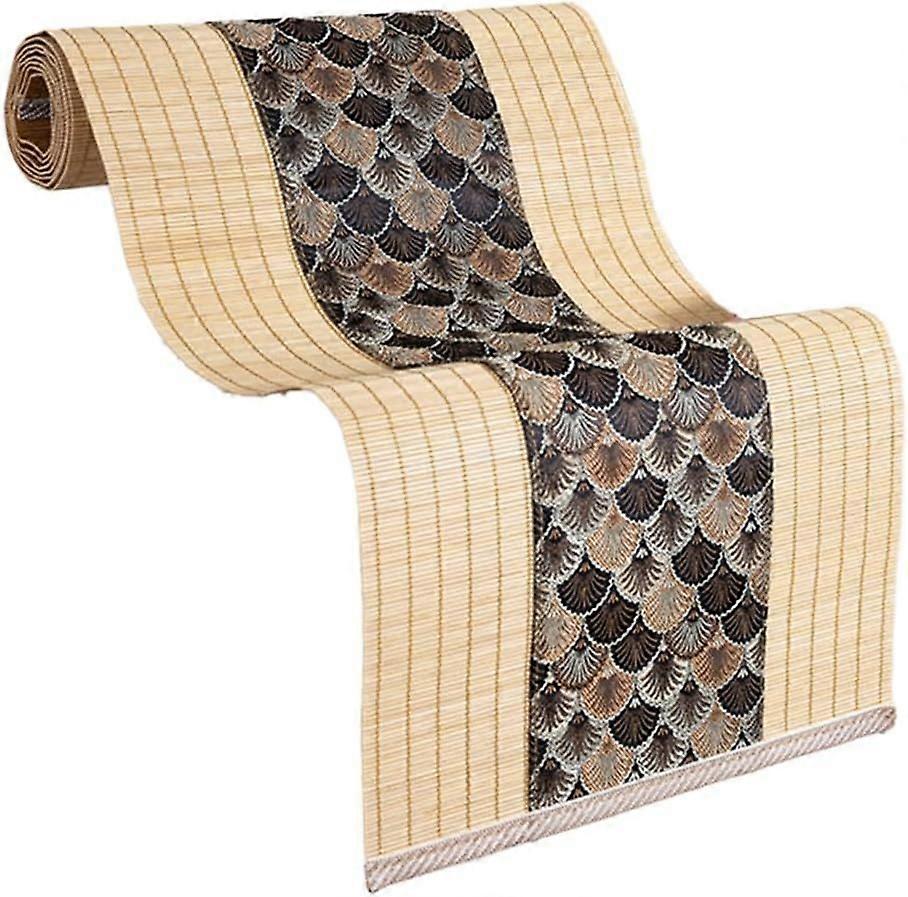 Asian Style Bamboo Table, Retro Table Mat Suitable for Kitchen,