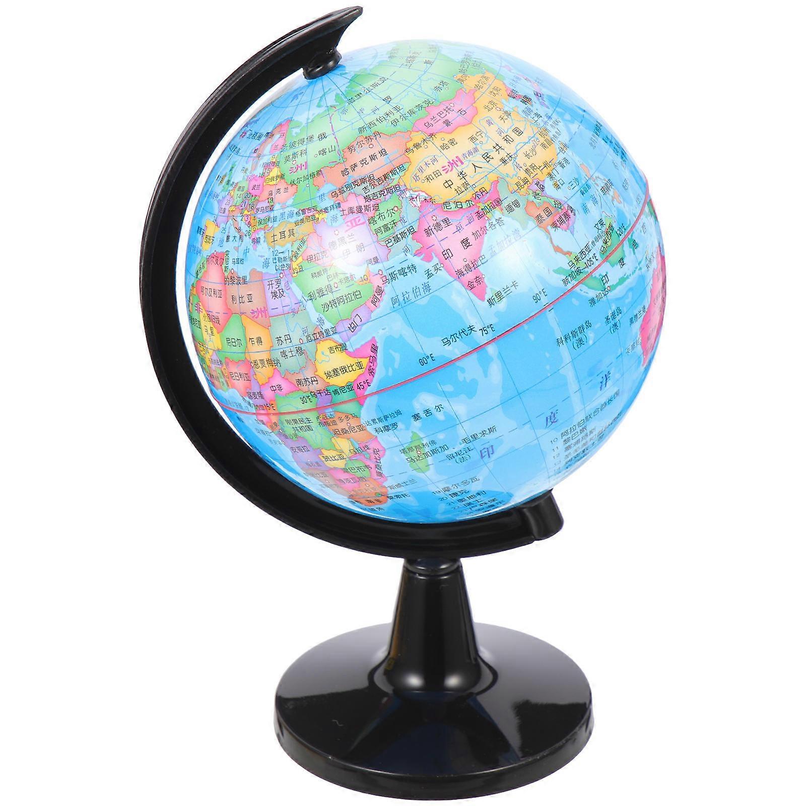 Interactive Plastic Desktop Geography Globe 5Pcs Set