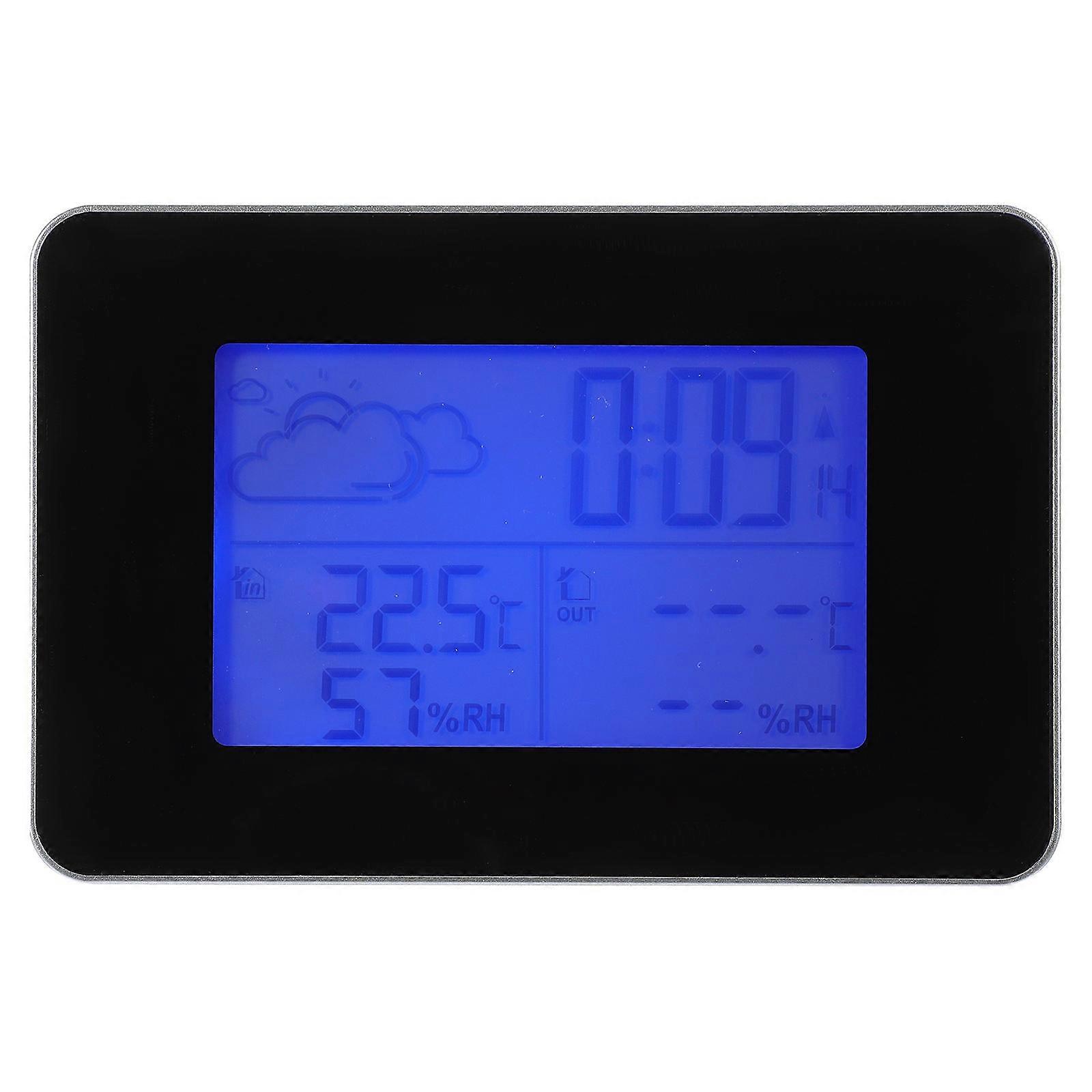 Weather Clock Multi-Function Alarm for Home Use Black
