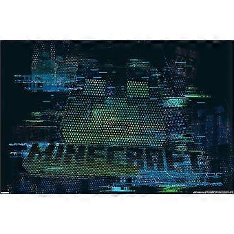 MINECRAFT: GLITCH - CREEPER Quebra-cabeça de madeira - 26175 -A1663