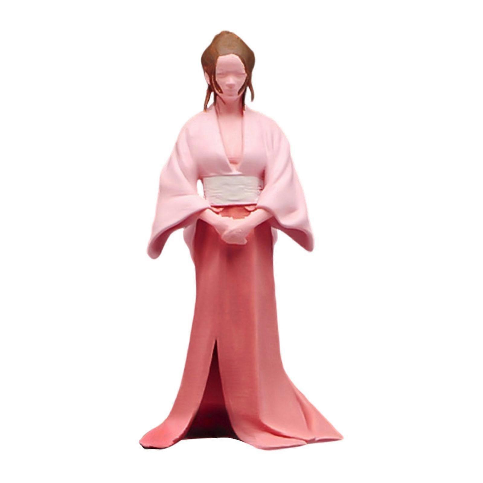 1:64 Classical Girl Model Tiny People Model for Train Station Layout