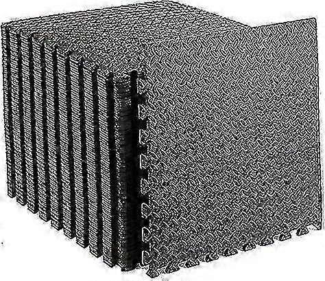 10pcs Extra Thick Interlocking Foam Floor Mats for Gym Exercise Soft Large Flooring