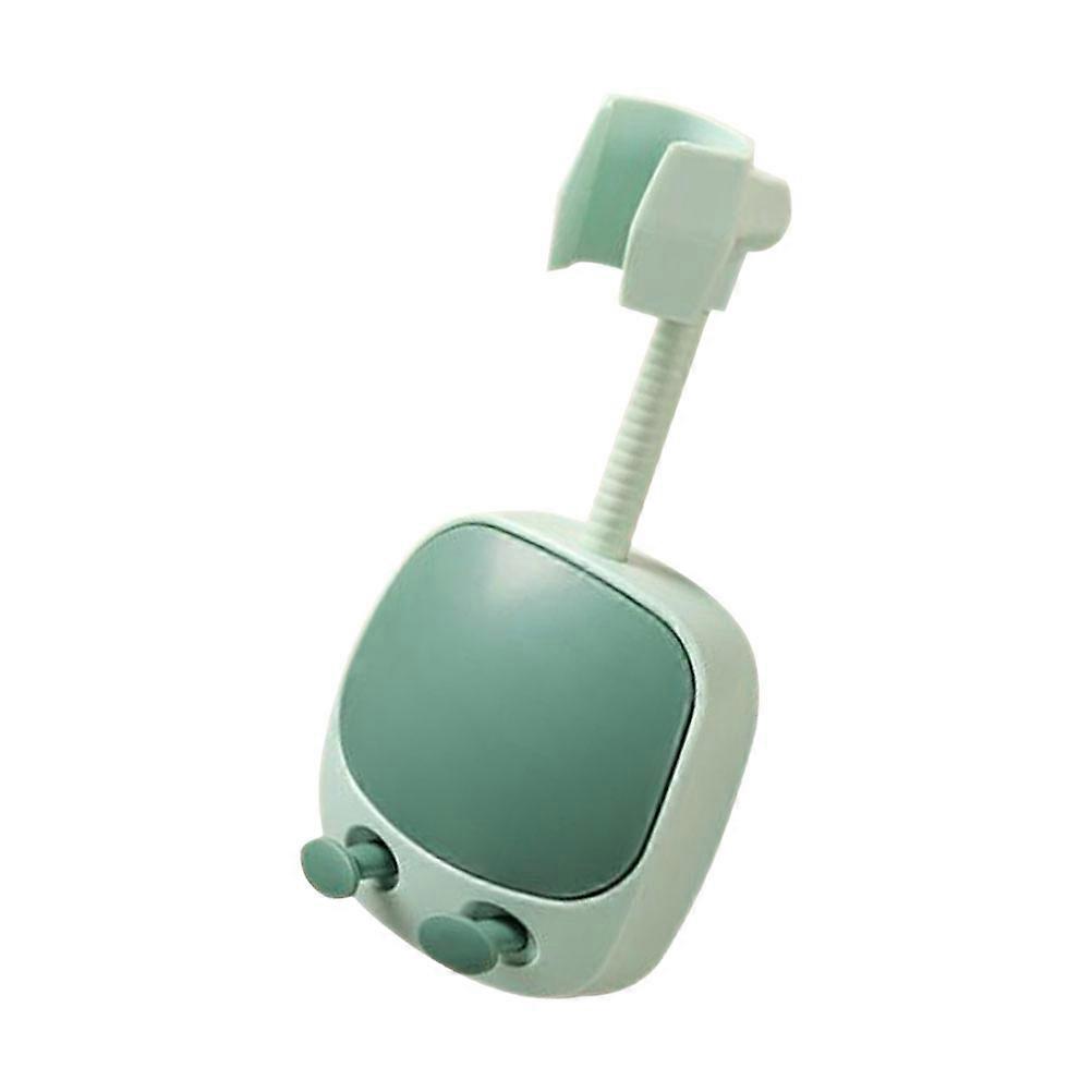 Green Adjustable Shower Head Holder for Bathroom Use 2Pcs Durable Set
