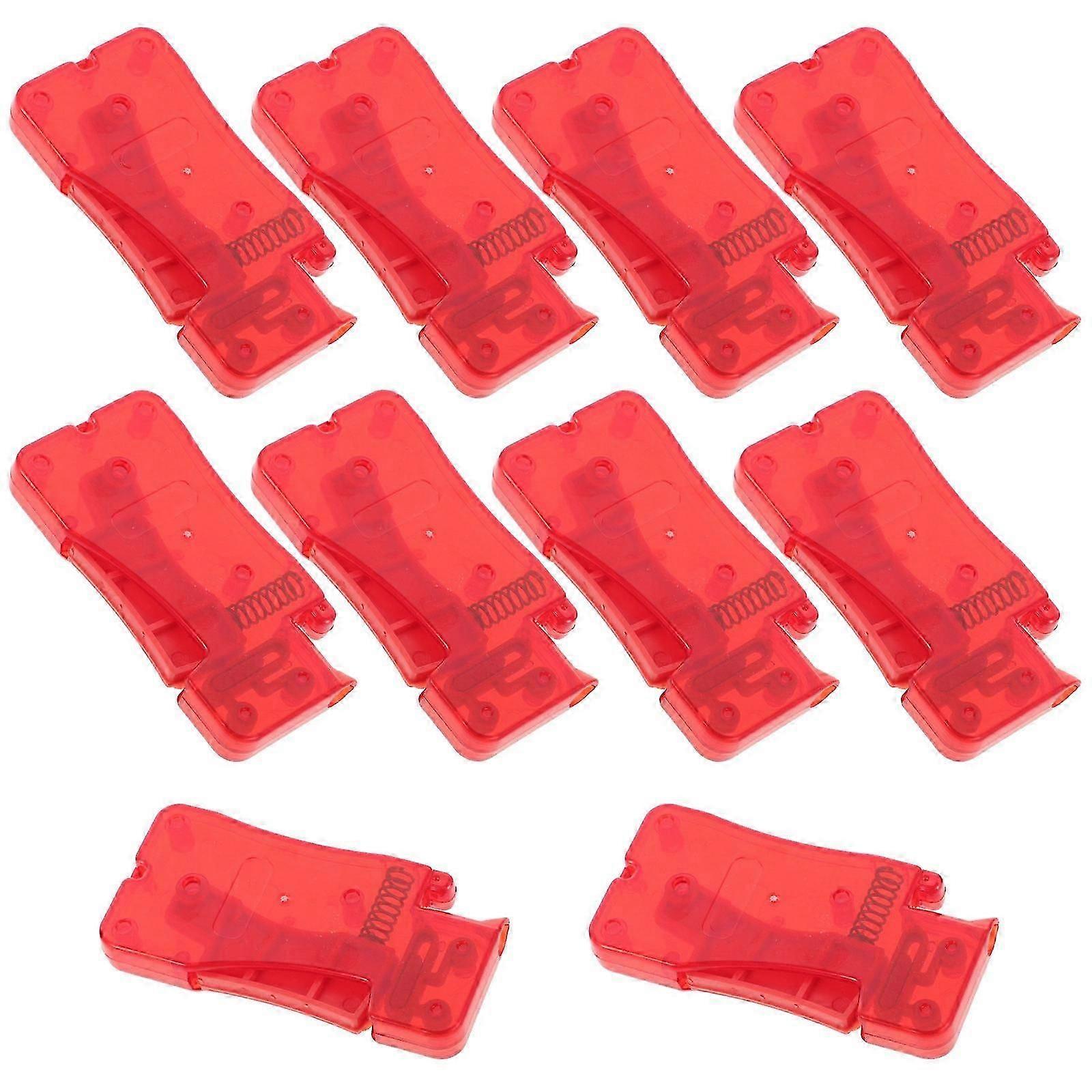 10Pcs Needle Threader Sewing Threading Tool for Home Use in Red
