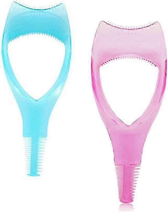 2-Piece Mascara Guide Tools - 3-in-1 Applicators