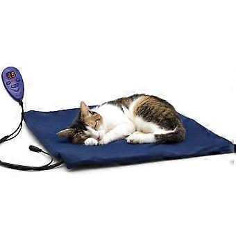 Manta eléctrica calefactable para mascotas (gatos y perros pequeños): temperatura ajustable, impermeable y de bajo consumo energético.