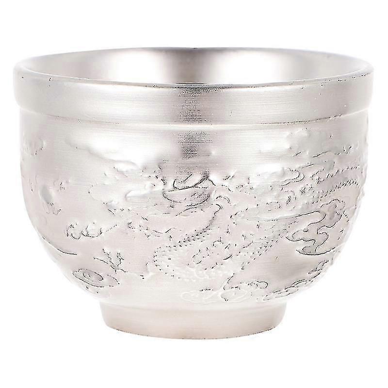 1pcs Kitchen Tableware,Durable Silver-plated Tea Cup