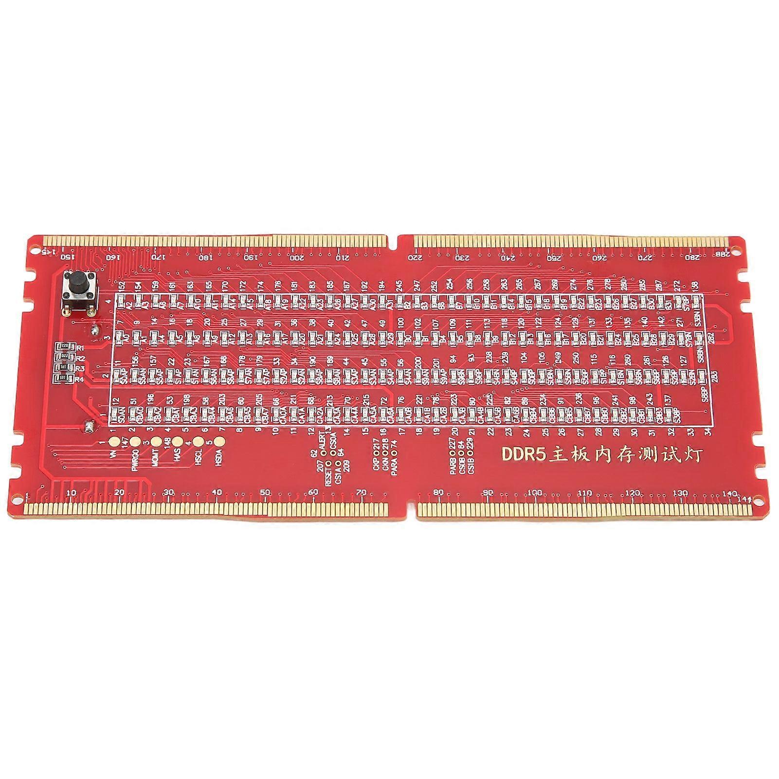 DDR5 Memory Tester Luminous Diode Safe Durable Stable Desktop Memory Tester for Memory Computer Repair