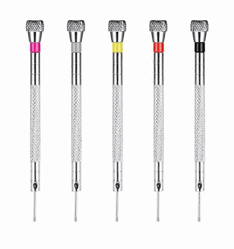 5 Pieces Screwdriver Set Long-lasting Nutdriver Kit Non-slippery Flat Tips