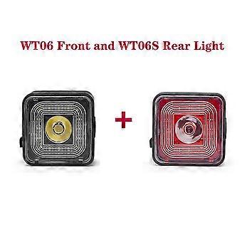 Bicycle Lights Brake Sensing Rear Light/Front Light/Light Sets Waterproof Multi-Modes USB Rechargeable Smart Sensor Brake Lamp