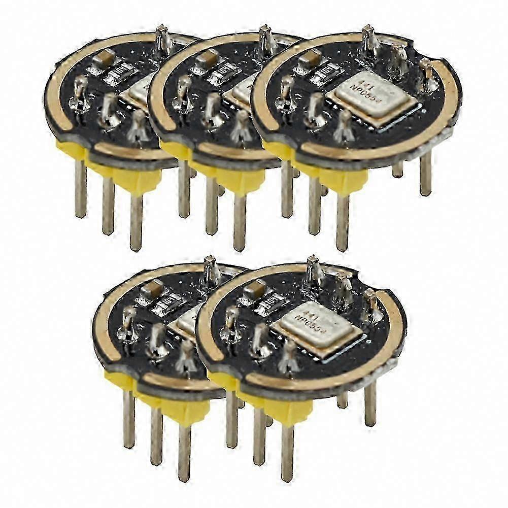 5x Digital Omnidirectional MEMS Mic Sensor Compact Audio Pickup Unit Low Voltage I2S Link for Prototyping