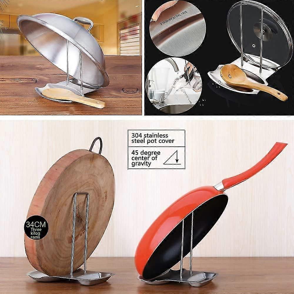 Multi-functional Storage Rack, Spoon Rack And Pot Lid Rack