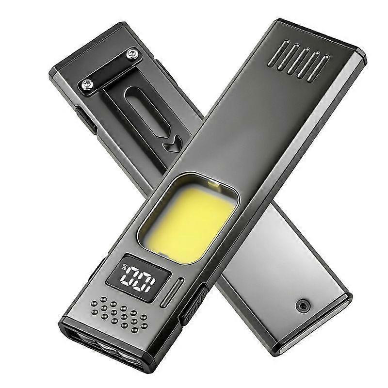 Ultra Slim EDC Flashlight USB Rechargeable Mini Torch