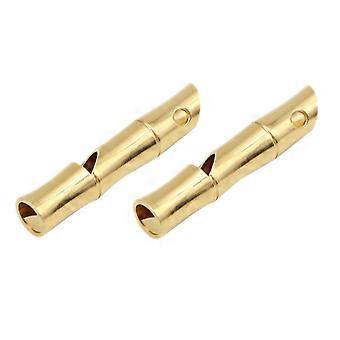 6pcs Loud Emergency Brass Whistle Set for Outdoor Survival Hiking Camping Safety Durable Signal Alert