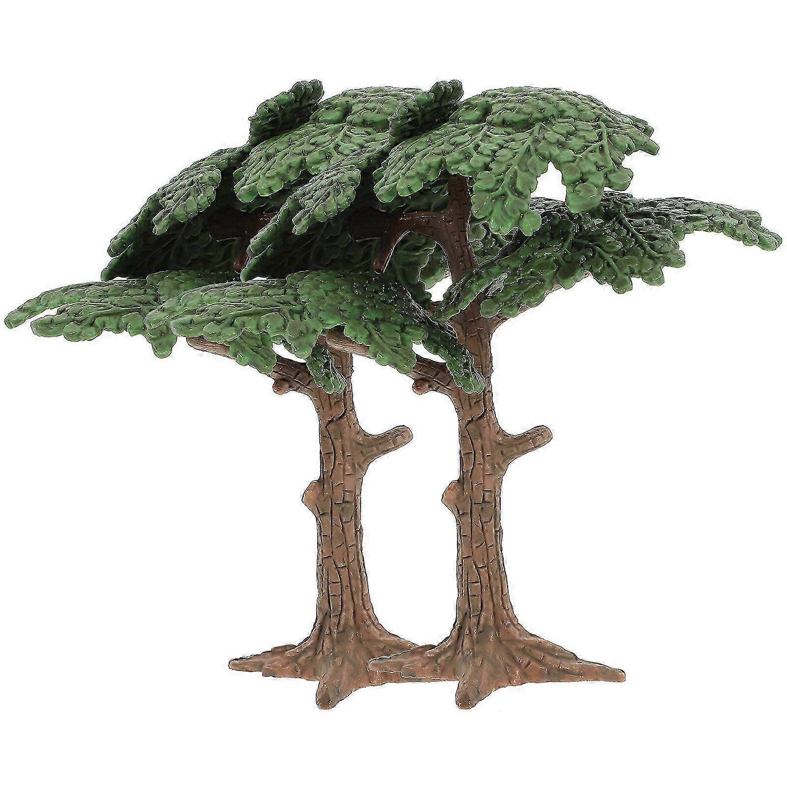 Mini Tree Model Sand Table Landscape Plant Architecture Tree Train Tree Scenery Tree