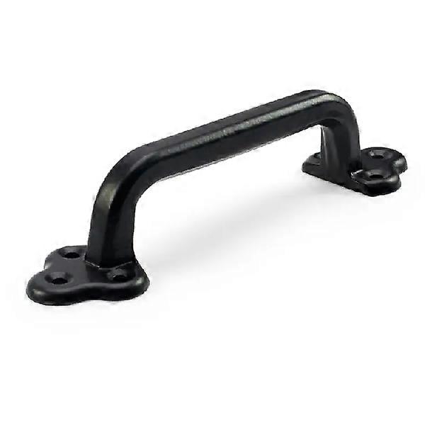 Barn Door Handle, Black, 230mm