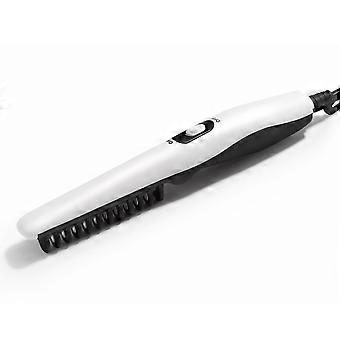 1PC Beard Hair Straightener Portable Straight Beard Comb Multi-purpose Hair Straightening Comb Electric Hairdressing Comb for Salon Home Man Use with 