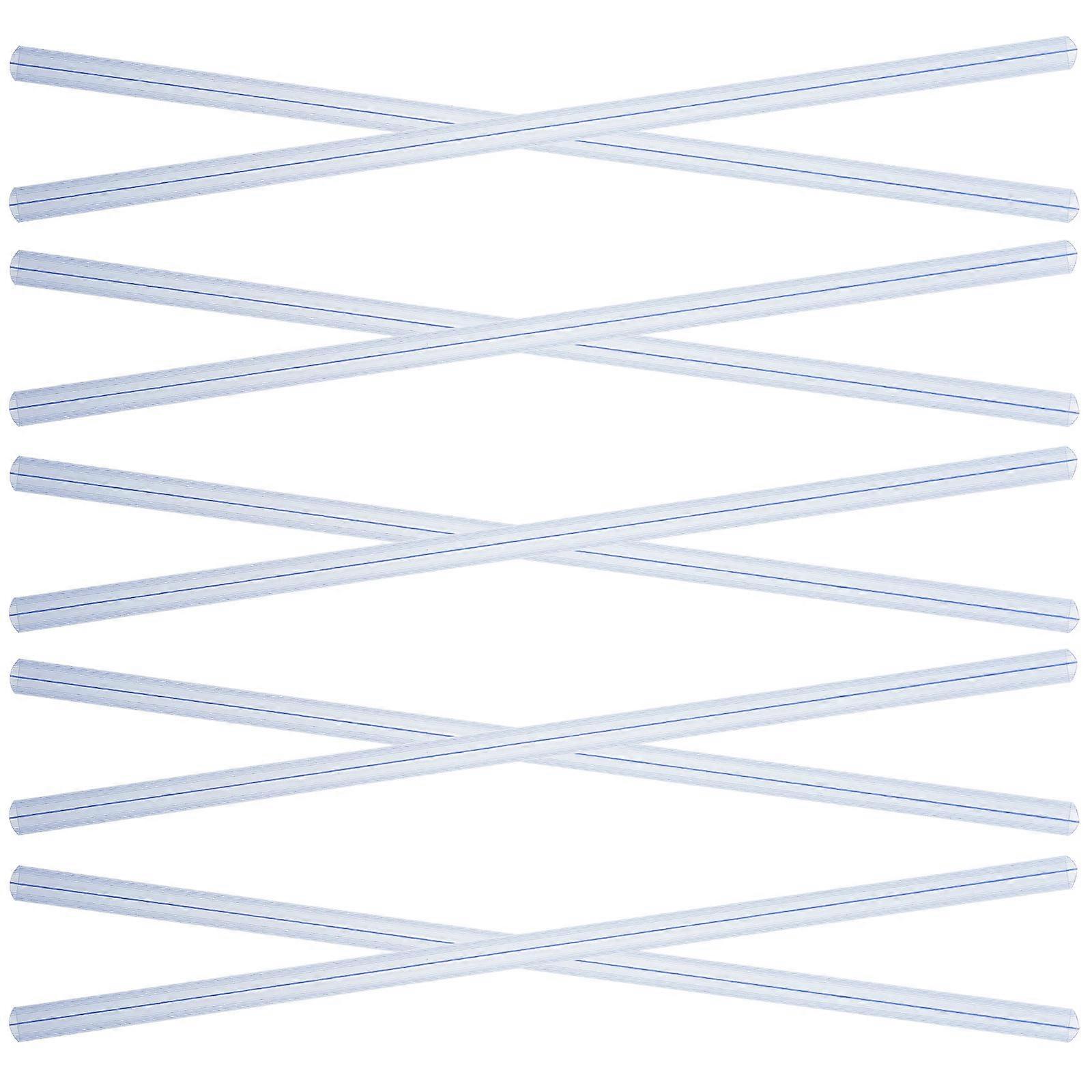 10pcs Durable Slide Binders Loose-leaf Clips Plastic Bookbinding Clips Slide Binders