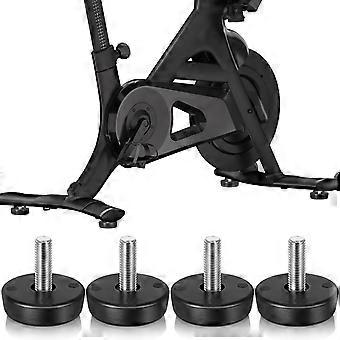4pcs Adjustable Feet For Treadmills Fitness Equipment Mounting Hardware For Home And Gym Use Fitness Equipment Installation Screws For Prevents Shakin