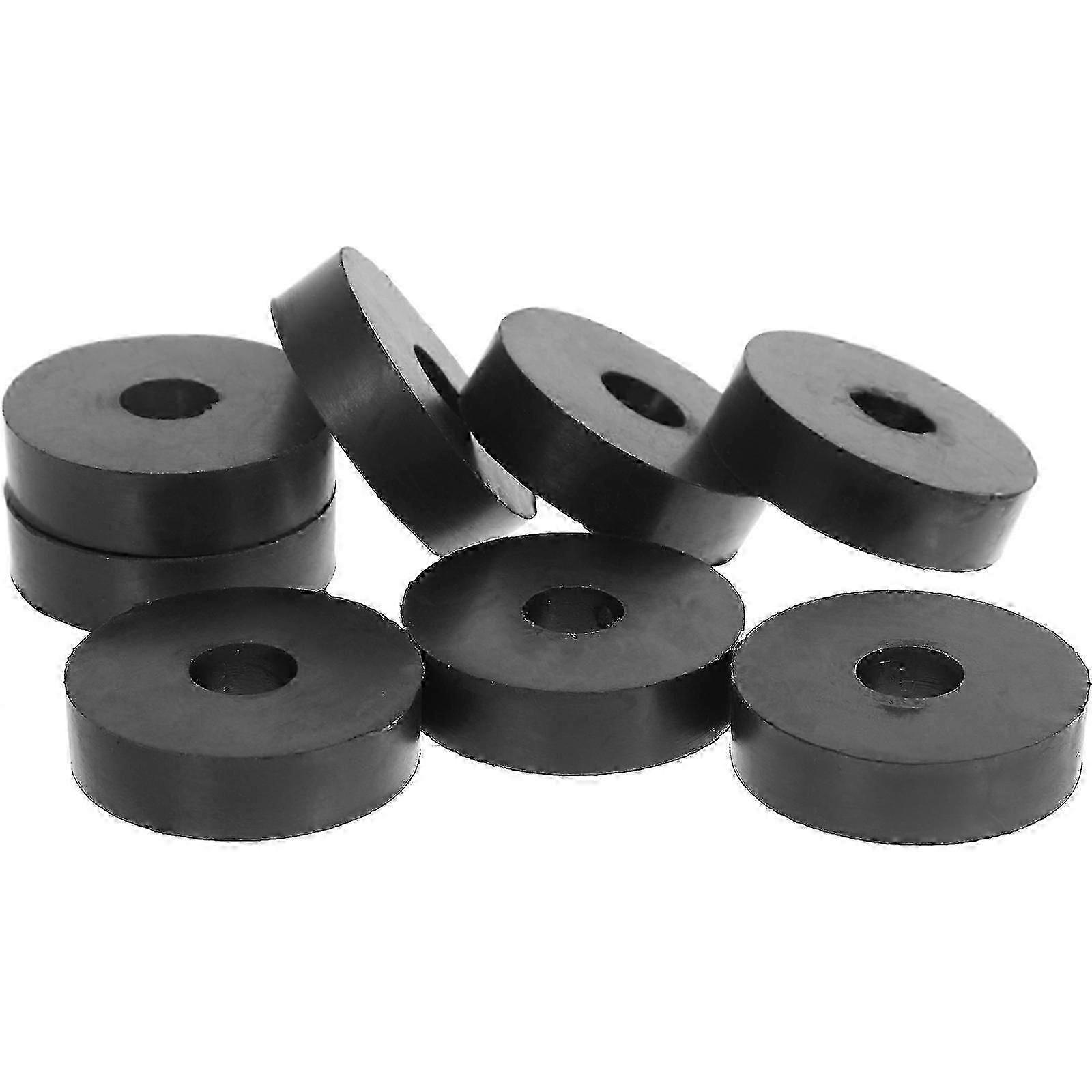 8pcs Vibration Suppression Rubber Grommets Flat Flat Rubber Grommets Washers