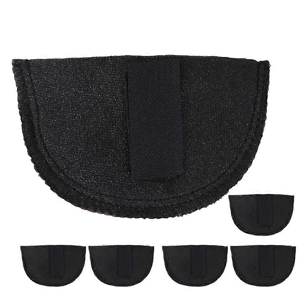Épaulières confortables pour femmes, en mousse, lot de 3 paires, couleur noire