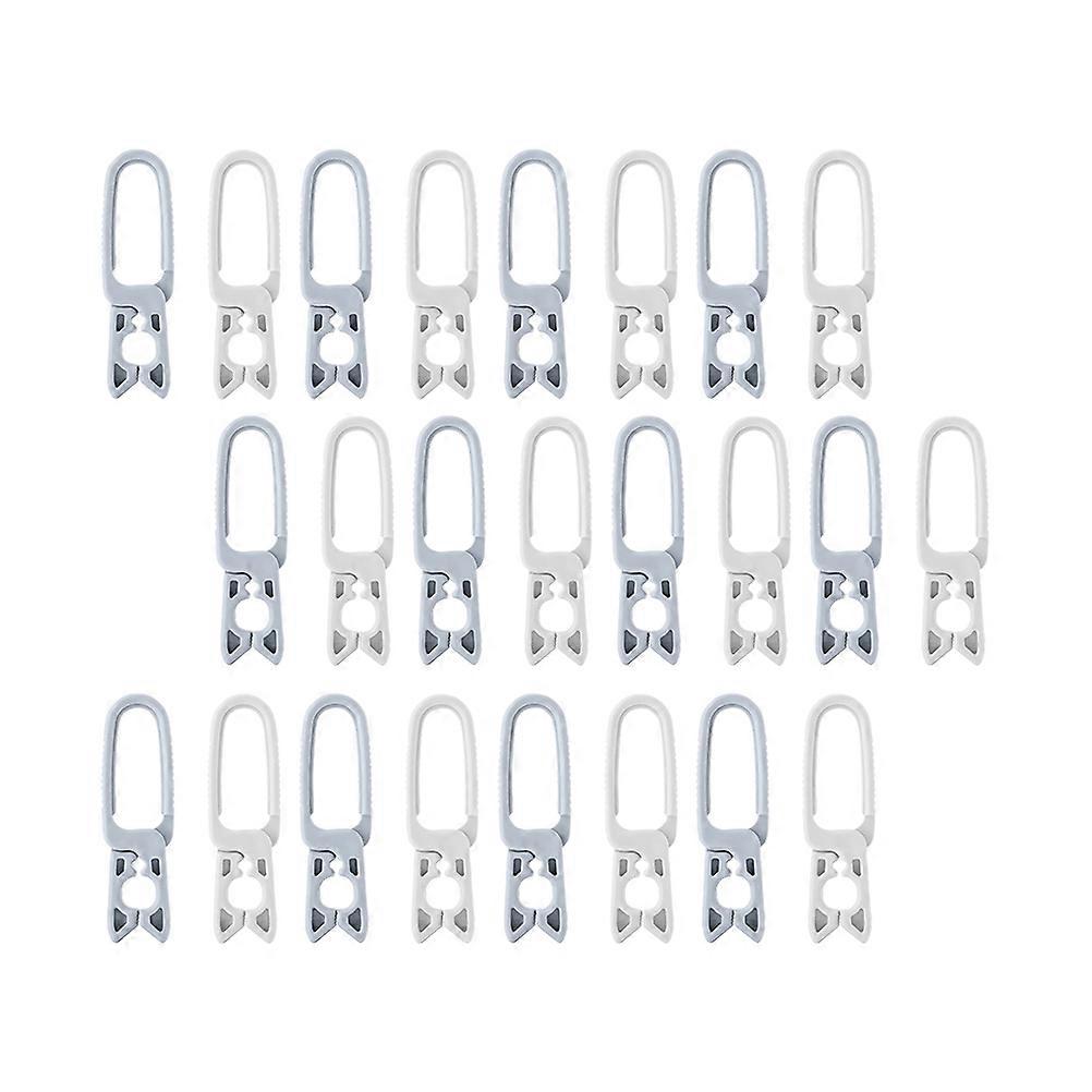Plastic Clips Mini Changing Clothes Clips for Drying 24Pcs Assorted Color