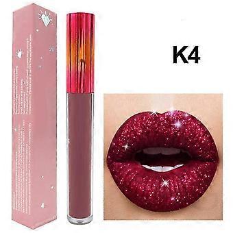Diamond Lipstick Glanzende Langdurige Vloeibare Lippenstift, Niet-plakkerige, Waterdichte Lippenstift Lipgloss voor Vrouwen