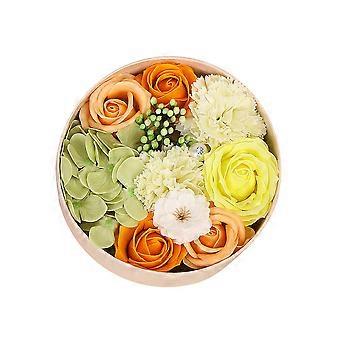 Soap Flower Arrangement Gift Box Small Round Box for Decoration Use 1Pcs Gift