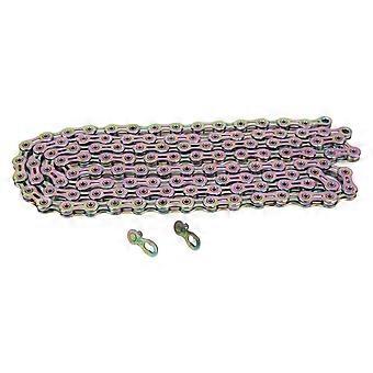 Bike Chain Professional 11 Speed Full Hollow Alloy Steel Mountain Road Bike Chain with Chain Connector Colorful