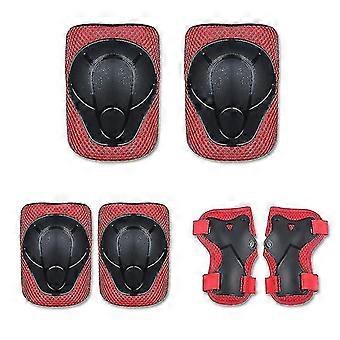 6pcs Kids Protective Gear Set Scooter Skate Roller Cycling Knee Elbow Pad S Size