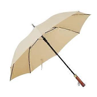 Large Windproof Golf Umbrella, Auto Open with Wooden Handle, Color B, 37 Inch