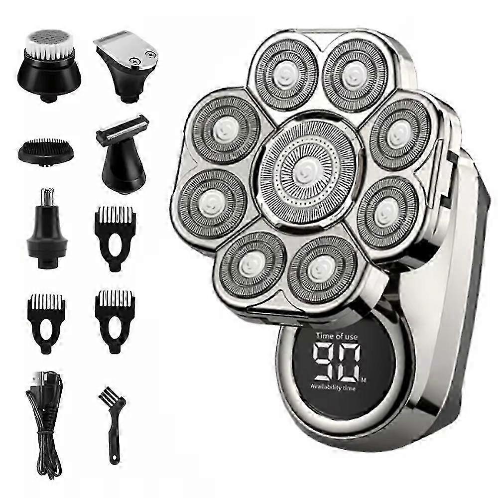 9D Floating Wet Dry Electric Shaver
