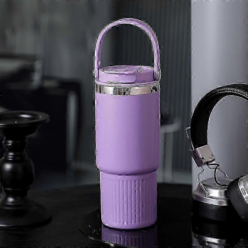 Large-Capacity Dual-Straw Mug