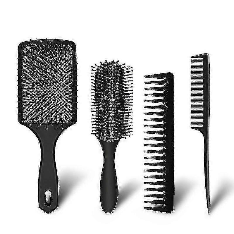 Soft-Bristle Detangler Brush Set 4pc