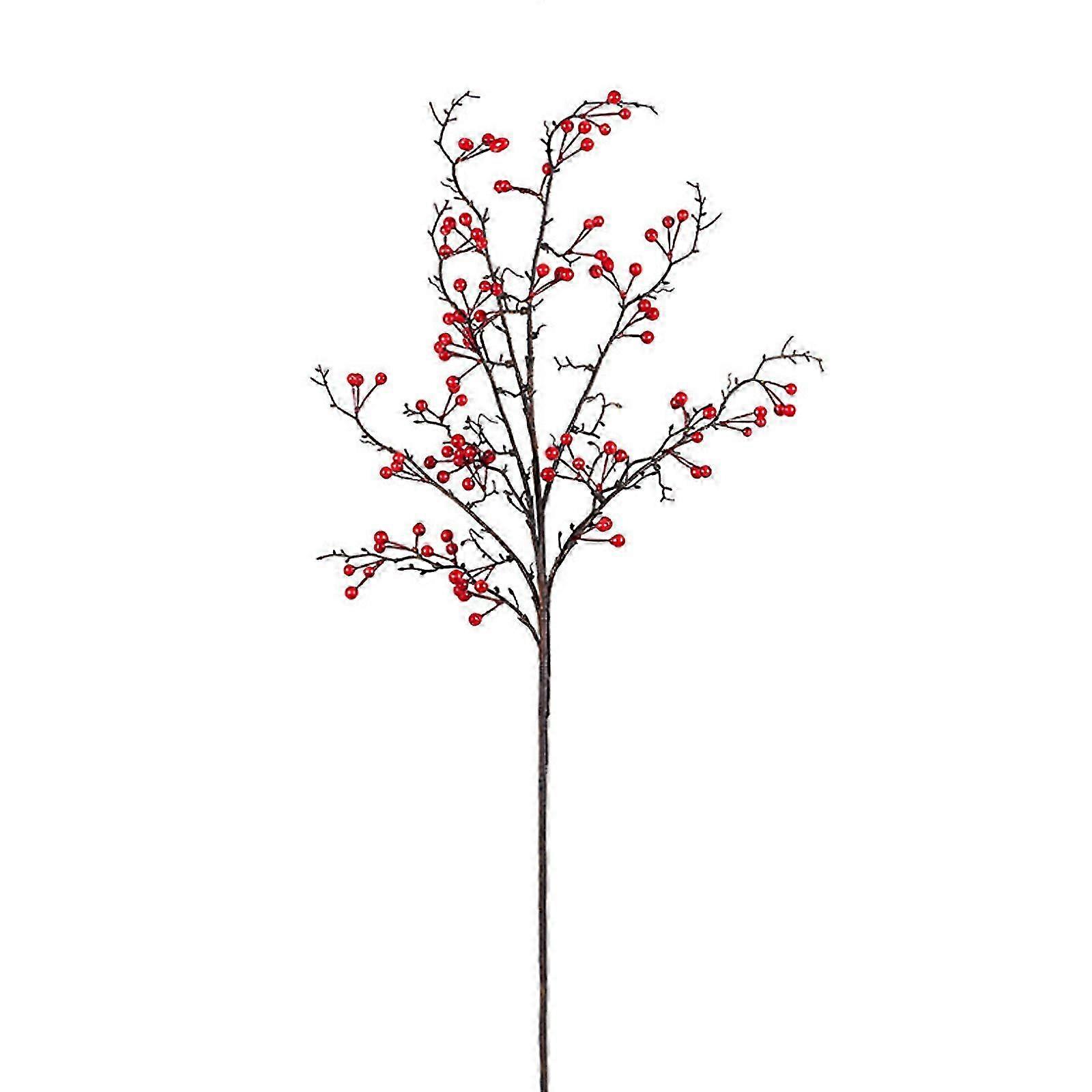 Full Red Berry Stem 110cm