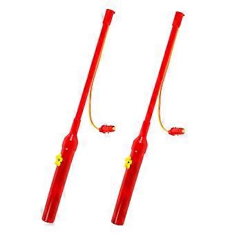 2pcs Luminous Lantern Stick Set, Durable Plastic Light Rod for Outdoor Events and Kids Crafts