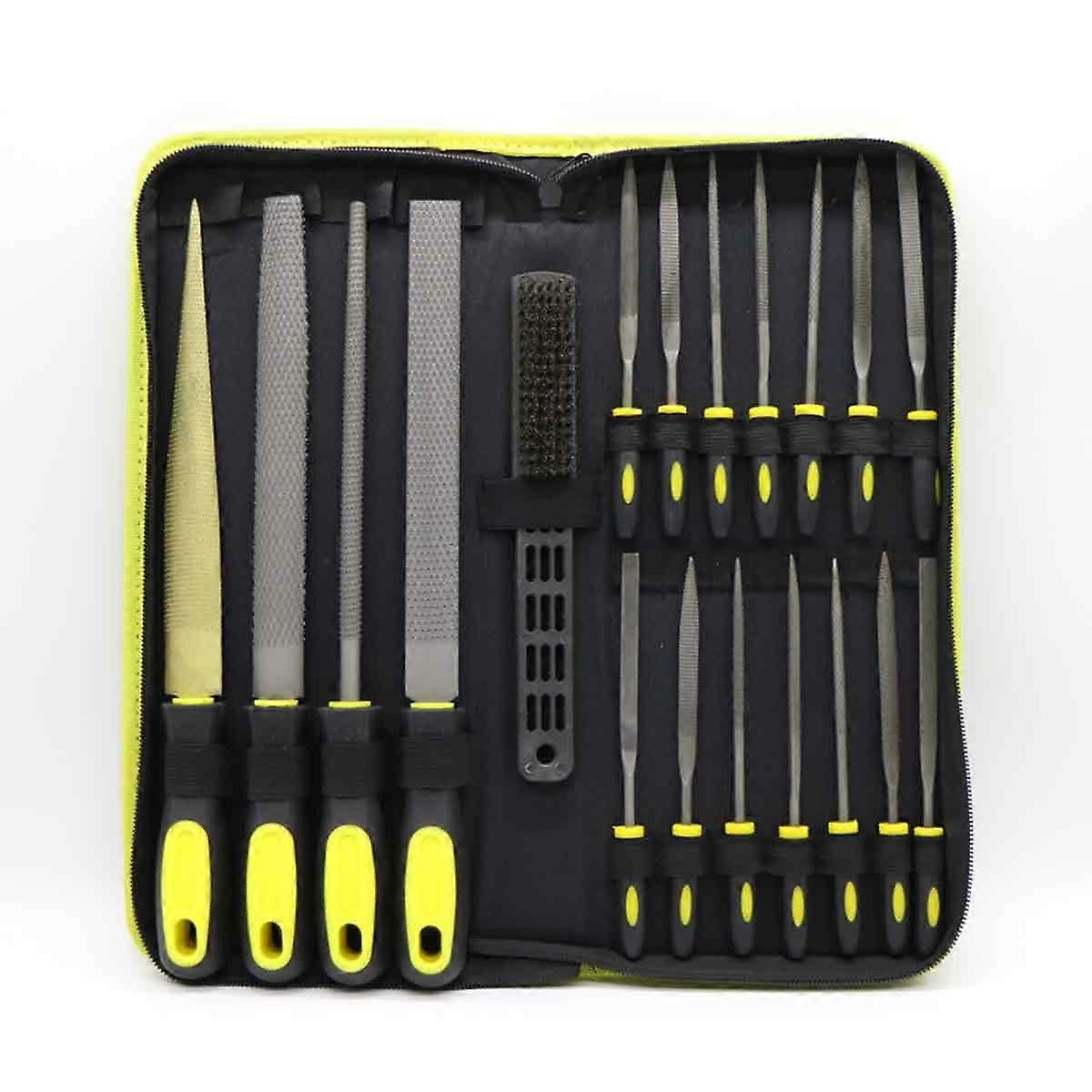 Multi-Functional Rubberized Metal File Set for Craftsmen