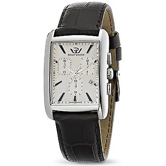 Phillip watch trafalgar Swiss Quartz Analog Man Watch with R8271674002 Cowskin Bracelet