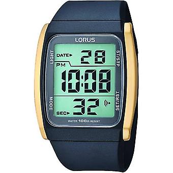 Lorus watches watch for Unisex Digital Quartz with R2302HX9 Rubber Bracelet