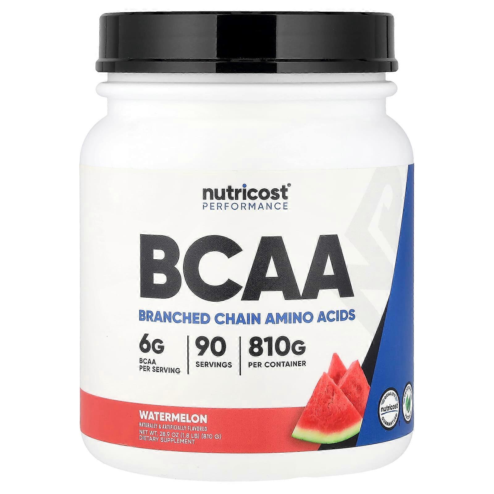 Nutricost, Performance, BCAA, Watermelon, 1.8 lb (810 g)
