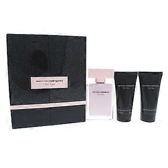 Narciso Rodriguez Narciso Rodriguez By Narciso Rodriguez For Women - 3 Pc Gift Set 1.6oz Edp Spray, 1.6oz Body Lotion, 1.6oz Shower Gel