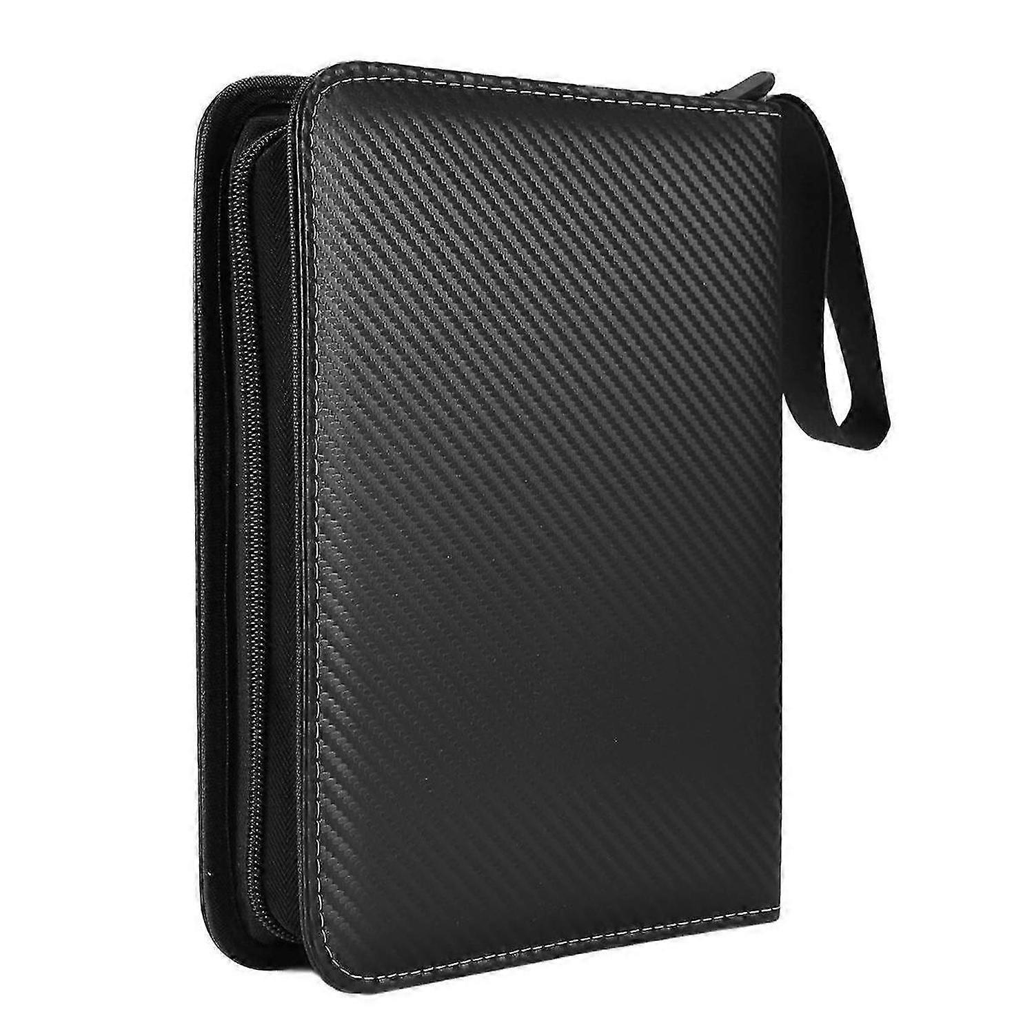 PU Leather Zip Card Collection Binder